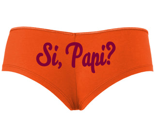 Si Pappi - Yes Daddy - Orange Boyshort