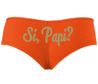 Si Pappi - Yes Daddy - Orange Boyshort