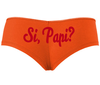 Si Pappi - Yes Daddy - Orange Boyshort