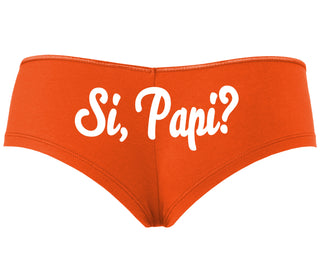Si Pappi - Yes Daddy - Orange Boyshort