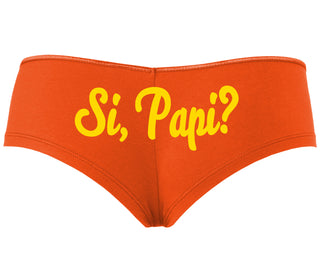 Si Pappi - Yes Daddy - Orange Boyshort
