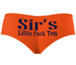 Sir's Little Fuck Toy - Orange Boyshort