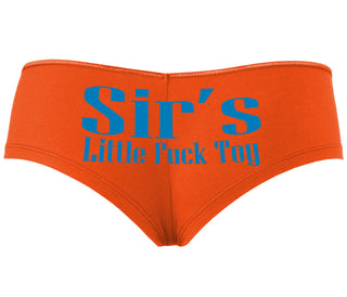 Sir's Little Fuck Toy - Orange Boyshort