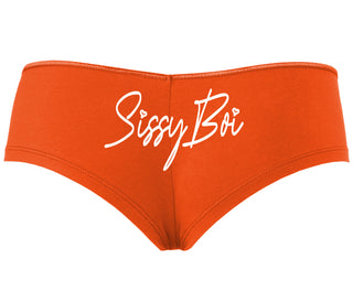 Sissy Boi - Orange Boyshort