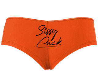 Sissy Cuck - Orange Boyshort