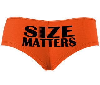 Size Matters - Orange Boyshort