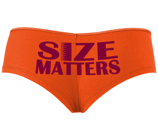 Size Matters - Orange Boyshort