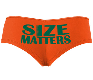 Size Matters - Orange Boyshort