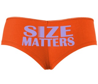 Size Matters - Orange Boyshort