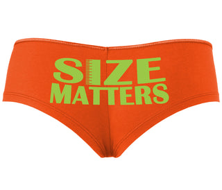 Size Matters - Orange Boyshort