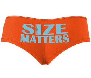 Size Matters - Orange Boyshort