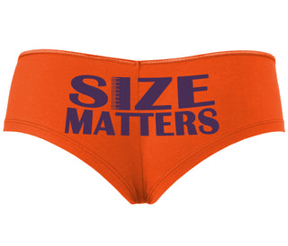Size Matters - Orange Boyshort