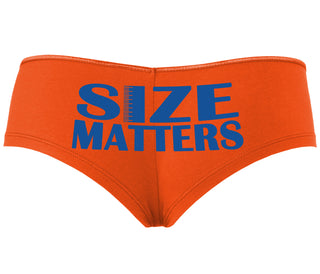 Size Matters - Orange Boyshort
