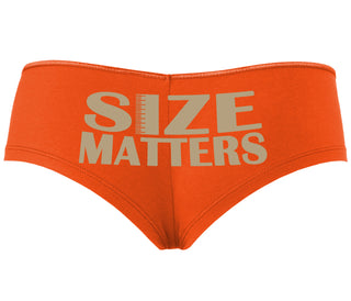 Size Matters - Orange Boyshort