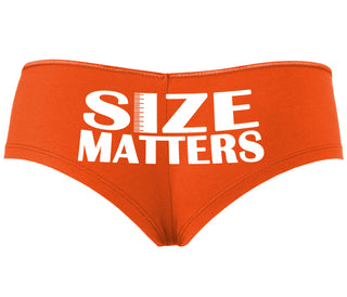 Size Matters - Orange Boyshort