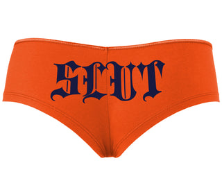 Slut - Goth Look - Orange Boyshort