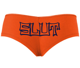 Slut - Orange Boyshort