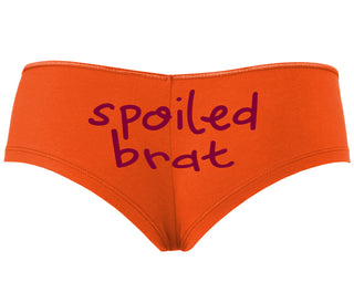 Spoiled Brat - Orange Boyshort