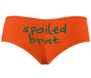 Spoiled Brat - Orange Boyshort