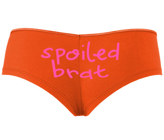 Spoiled Brat - Orange Boyshort