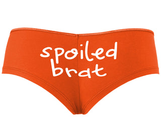 Spoiled Brat - Orange Boyshort