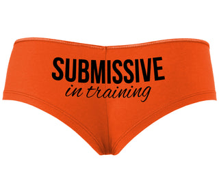 Submissive In Training - Orange Boyshort