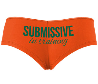 Submissive In Training - Orange Boyshort