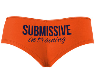 Submissive In Training - Orange Boyshort