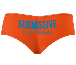 Submissive In Training - Orange Boyshort