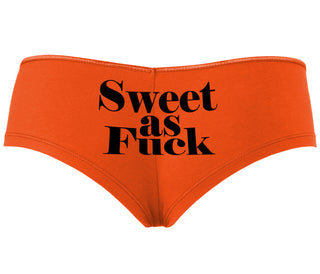 Sweet As Fuck - Orange Boyshort