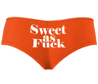 Sweet As Fuck - Orange Boyshort