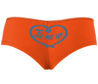 Tie Me Up - Cute Rope Design - Orange Boyshort