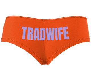 TradWife  - Orange Boyshort