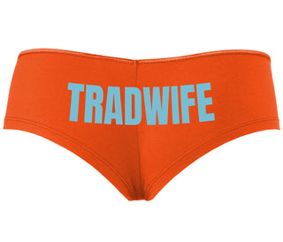 TradWife  - Orange Boyshort