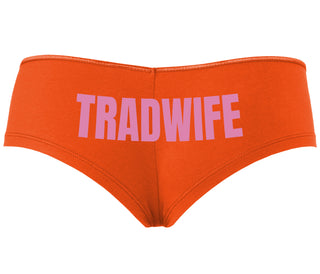 TradWife  - Orange Boyshort