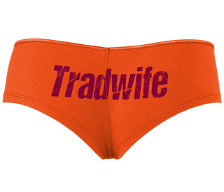 TradWife - Orange Boyshort
