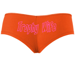 Trophy Wife - Orange Boyshort
