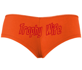 Trophy Wife - Orange Boyshort