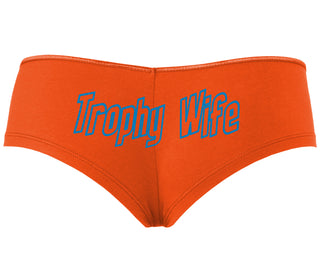 Trophy Wife - Orange Boyshort