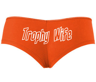 Trophy Wife - Orange Boyshort