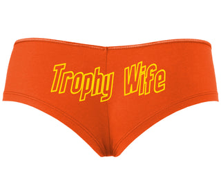 Trophy Wife - Orange Boyshort