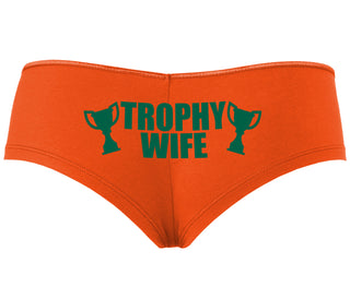 Trophy Wife Award - Orange Boyshort