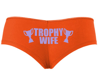 Trophy Wife Award - Orange Boyshort