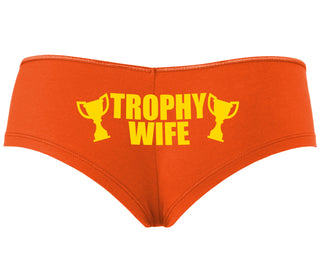 Trophy Wife Award - Orange Boyshort