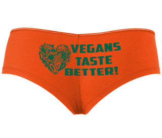 Vegans Tastes Better - Orange Boyshort