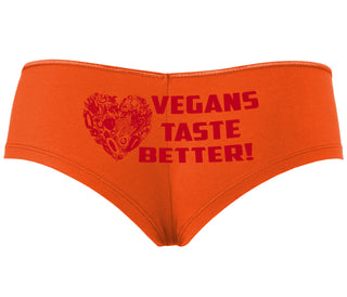 Vegans Tastes Better - Orange Boyshort