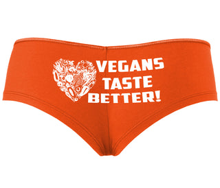 Vegans Tastes Better - Orange Boyshort
