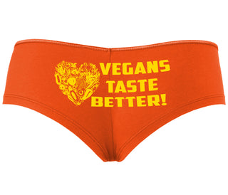 Vegans Tastes Better - Orange Boyshort
