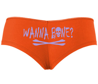 Wanna Bone - Orange Boyshort