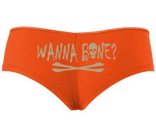 Wanna Bone - Orange Boyshort